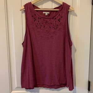 American Eagle | maroon tank top